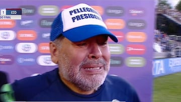 Tremendo lo de Maradona: Entre lagrimas tras la remontada