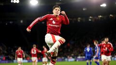 Garnacho caza a Cristiano