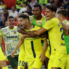 Sevilla 1 - 2 Villarreal: resumen, resultado y goles