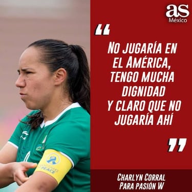 Charlyn Corral no jugaría en el América mientras esté Leo Cuellar