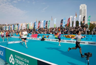 El Puente de Monteolivete también fue la meta de la carrera.