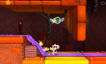 Captura de pantalla - Poochy &amp; Yoshi&#039;s Woolly World (3DS)