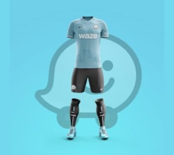 ¿Cómo serían los uniformes de fútbol de las Redes Sociales?