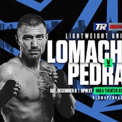 Lomachenko - Pedraza: horario, TV, cartelera y cómo ver online