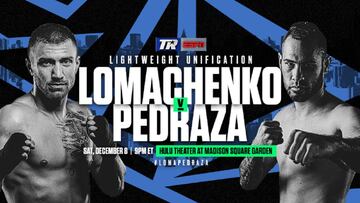 Lomachenko - Pedraza: horario, TV, cartelera y c&oacute;mo ver online
 