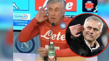 Ancelotti defiende a Mourinho y todos hablan de eso en Italia