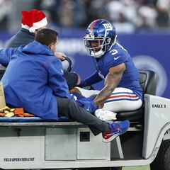 Sterling Shepard sufre lesión en el tendón de Aquiles y es baja para lo que resta de 2021