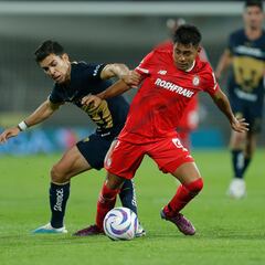 Pumas y Toluca empataron en la Jornada 4 del Apertura 2023