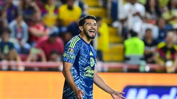 during the 3rd round match between Necaxa and America as part of the Liga BBVA MX, Torneo Apertura 2025 at Victoria Stadium, on July 26, 2025 in Aguascalientes, Mexico.