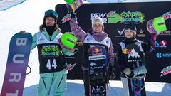 Dew Tour - Snowboard Superpipe podium 2024