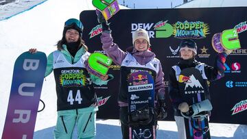 Dew Tour - Snowboard Superpipe podium 2024