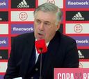 Ancelotti: "El pase se complicó y ahí ha salido el carácter de esta plantilla"