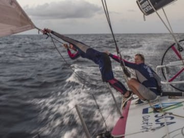 Team SCA. Annie Lush y Justine Mettraux 