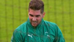 Luca Zidane, entrenamiento del Racing.