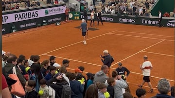 Jarry aparece por primera vez en Roland Garros 2025, lo presentan y así lo recibe el público francés