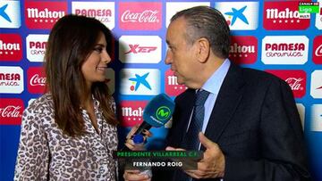 Fernando Roig: "Asenjo toca balón, el penalti no fue"