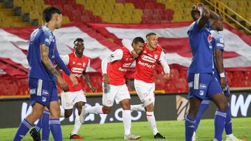 Santa Fe y Millonarios empatan en clásico de fecha 10 de Liga BetPlay