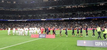 Los merengues recibieron al Celta de Vigo en el Santiago Bernabu para disputar los Octavos de Final de la Copa del Rey






