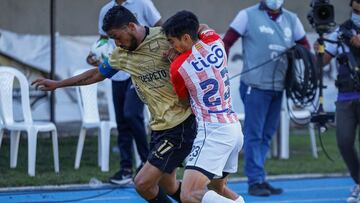 Junior de Barranquilla venci&oacute; a &Aacute;guilas Doradas en el Alberto Grisales. Fabi&aacute;n Sambueza y Luis Gonz&aacute;lez anotaron los goles de un triunfo importante