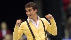 Javier Fernández acabó líder el programa corto