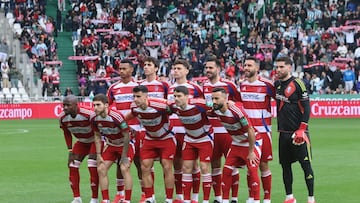 Once del Granada en Córdoba.