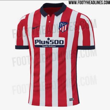 Footyheadlines adelantó la camiseta del Atlético de la temporada 2020-21.