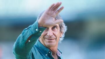 Pellegrini, en un partido reciente.