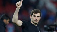 Iker Casillas, durante un partido con el Oporto.
