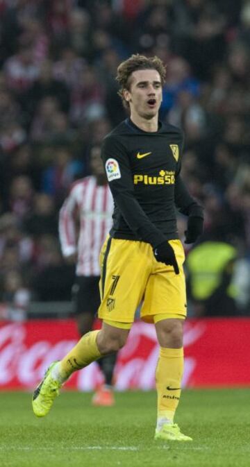 Griezmann celebra el 2-2.