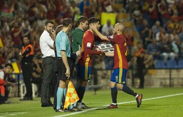 David Silva fue sustituido por Marco Asensio.