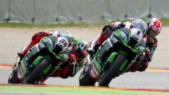 Rea y Sykes en MotorLand.