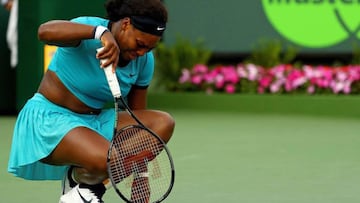 Serena Williams, baja en el torneo de Madrid por fiebre