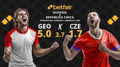 Pronósticos Georgia vs. República Checa: horario, TV, estadísticas y clasificación