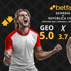 Pronósticos Georgia vs. República Checa: horario, TV, estadísticas y clasificación