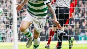 El Celtic se consolida arriba y el Hearts gana al Rangers