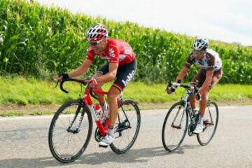 Tony Gallopin y Mikael Cherel. 