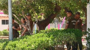 Así lucía el Estadio de La Pintana tras la suspensión del partido