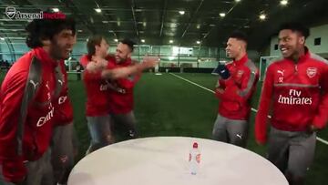 David Ospina y el desafío de la botella