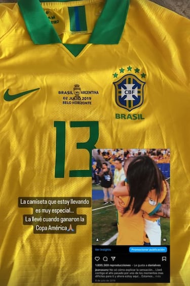 Joana Sanz muestra sus chats privados con Alves durante el Mundial: ¡°Me qued¨¦ con ganas¡±
