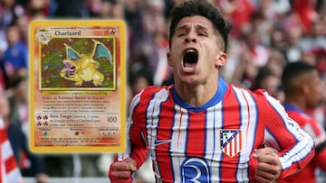 giuliano simeone cartas pokemon charizard base set