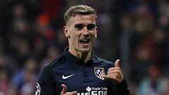 Griezmann celebra un gol. 