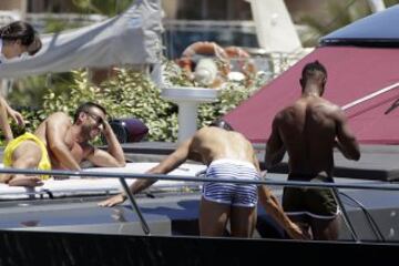 Cristiano Ronaldo disfruta de sus vacaciones en Ibiza