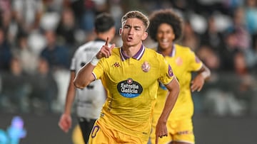 Su golazo ante el Burgos es para guardar en las videotecas futbolísticas. Cada jornada demuestra que el Valladolid no se equivoca en su apuesta por él.
