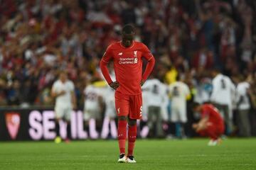 Benteke con el Liverpool.