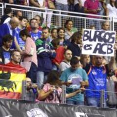 Las peñas del Tizona Burgos plantan a la Selección