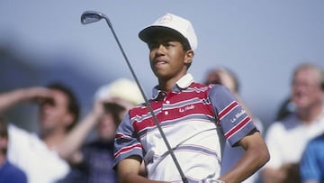 Tiger Woods, en su primer torneo del PGA Tour hace 25 años.