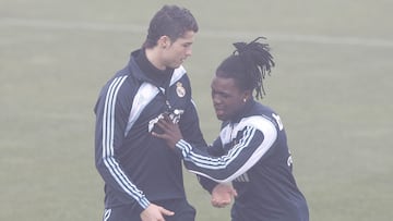 18/01/10   ENTRENAMIENTO REAL MADRID   CRISTIANO RONALDO DRENTHE 