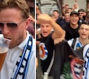 El nuevo accionista del Espanyol se hace viral bebiendo cerveza en la previa con los ultras