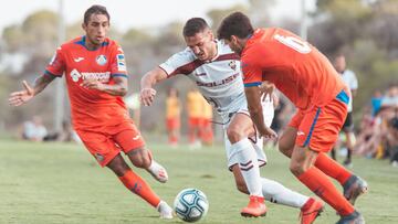 El Getafe y el Albacete empataron a uno tras un partido igualado.