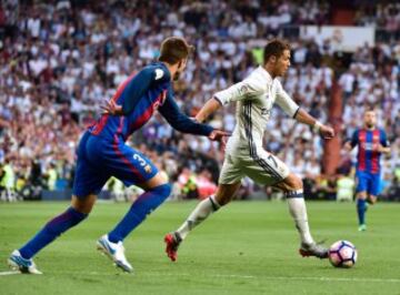 Cristiano Ronaldo y Gerard Piqué